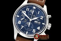 IWC Pilot Chrono "Le Petit" 377721 SS/LE Blue ZF A7750