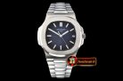 Patek Philippe Nautilus Jumbo 5711 SS/SS Blue/Stk PPF MY9015 Mod