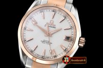 OMG0465B - Aqua Terra 38mm RG/SS White JHF A2836 Mod8500