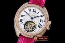 Cartier Cle De Cartier Tourb Diams RG/LE Pink White Asia HW