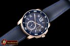 Cartier Calibre de Cartier Diver RG/NY/RU Blue TF MY8205 Mod