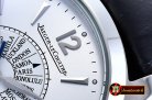 JAEGER LE COULTRE- Master Memovax World Time SS/LE Silver Wht As