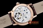 JL090 - Rendez-Vous Tourbillon RG Diamonds Paved Bezel White MOP