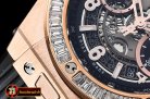 Hublot Big Bang Unico 45mm WDIAM/RG/RU Black V2 Asia 7750 Mod
