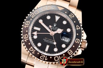 Rolex GMT Master II 2018 126715CHNR RG/RG Black BP A2836