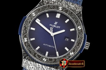 Hublot Classic Fusion Fuente 20th Annv SS/LE SRF Blue A2892