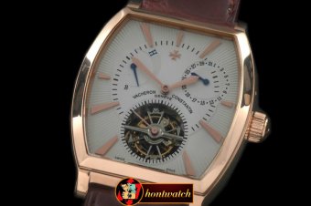 VC077B - Malte Tourbillon RG/LE White Flying Tourbillon