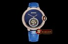 CAR0377A - Balon Bleu De Cartier Tourbillon RG/LE Blue Tourb