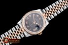 Rolex Datejust DJ 36mm Jub Flt RG/SS Dark Grey Rmn BP A3135 Mod