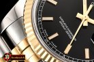 Rolex Datejust Man DJ 36mm Jub Flt 904L YG/SS Black ARF A3135 Mod