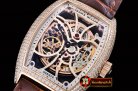 Franck Muller 7 Days PR Skeleton Curvex RG/LE Diams Asia 23J
