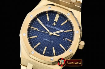 Replica Audemars Piguet Royal Oak 15400 YG/YG Blue JF MY9015 Mod