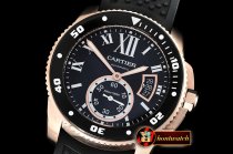 Cartier Calibre De Cartier Diver RG/RU Blk TF MY8205 Mod