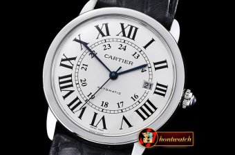 Replica Cartier Ronde Louis Cartier SS/LE White A2892