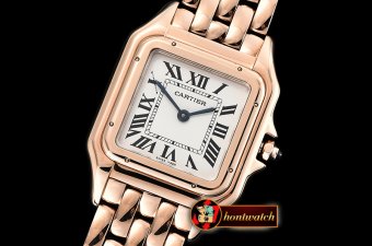 Cartier Panthere Secrete De Ladies RG/RG Wht BVF Swiss Qtz