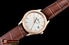 Jaeger Le Coultre Master Control Date 1548420 RG/LE White ZF Asia 23J Mod