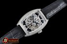 FM138B - Casablanca Skeleton Diams Round SS/LE Asia 21J Mod