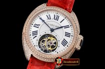 Cartier Cle De Cartier Tourb Diams RG/LE Red White Asia HW