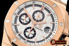 Audemars Piguet ROO Le Byblos Saint-Tropez RG/RU White JF A3126 Mod