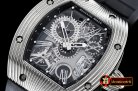 Richard Mille RM018 Tourbillon Boucheron SS/RU Black MY9015 Mod