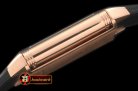 JL078F - Reverso Classique RG/LE Black Num/Stk Jap Qtz