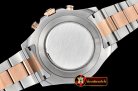 Rolex YachtMaster 116681 Blue RG/SS White JF Asia 7750 Mod