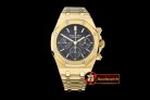 AP0358B - Royal Oak Chronograph Ref 26320 YG/YG Black A-7750