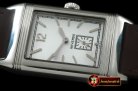 JL079C - Reverso Classique SS/LE White Num Jap Qtz
