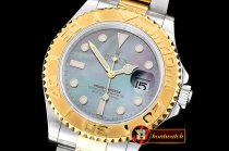 ROLYM100 YachtMaster Ref.16623 YG/SS Black MOP JF A2836