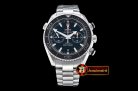 Replica Omega Planet Ocean 45mm Chrono SS/SS Blk/Org A7750 Mod93
