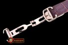 Cartier Balon Bleu Mens Diams Bez RG/LE White Miyota