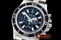 Replica Breitling Superocean Abyss 44 SS/SS Blk/Blue VK Quartz
