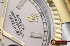 Rolex Datejust DJ 36mm Oyst Flt YG/SS Light Grey Sticks BP A3135