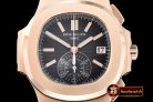PP0199D - 5980 Nautilis Chrono RG/RG Black BP A-7750