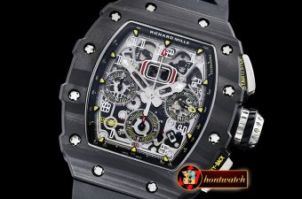 Richard Mille RM011-03 Flyback Chrono FC/RU (Black) KVF A7750 Mod