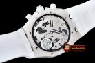 AP0368B - Royal Oak Ladies Chrono SS/RU Wht Diam Diam Bez VK64