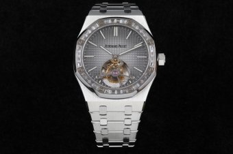Audemars Piguet Royal Oak Tourbillon SS/SS GREY R8F DIAMOND
