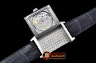 JAEGER LE COULTRE JL Reverso Automatic SS/LE White/Num Asia 2824