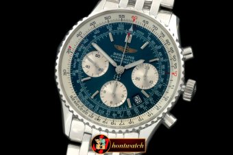 Replica Breitling Navitimer SS/SS Blue Sticks 7750