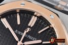 AP0338B - Royal Oak 15450 RG/SS Black AP 3120