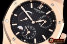 Audemars Piguet Royal Oak Reserve/Duo Time 26120 RG/RG Black Asia 23J