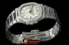 PP0179C - Nautilus 7010 Midsize 32mm SS White Diams - Swiss Qtz