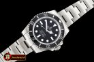 Rolex Submariner 114060 SS/SS Cer Bez Black JF SH3130