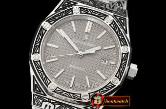 Audemars Piguet Royal Oak Ref.15400 Custom V2 SS/SS Grey Jap 821