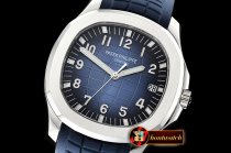 Patak Philippe Aquanaut Ref.5168 42mm SS/RU Blue/Num PF Asia 2824 Mod