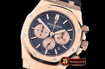 Audemars Piguet Royal Oak Chronograph 26331ST RG/LE Blue OMF A7750