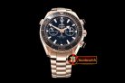 Replica Omega Planet Ocean Chrono RG/RG Black Asia7750 Mod 9301
