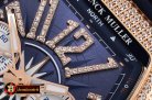 Franck Muller Vanguard Chronograph 44mm Diams RG/LE/RU Blue Asia 7750