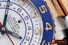 Rolex YachtMaster 116681 Blue RG/SS White JF Asia 7750 Mod