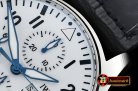 IWC Pilot Chrono "150 Years" 377725 SS/LE White ZF A7750